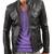 Men's genuine lambskin leather jacket leather motorcycle men's slim fit leather jacket-cl-m230