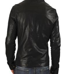 Men's genuine lambskin leather jacket leather motorcycle men's slim fit leather jacket-cl-m231