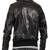 Men's genuine lambskin leather jacket leather bomber style  men's leather jacket-cl-m235