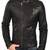 Men's genuine lambskin leather jacket leather moto men's slim fit leather jacket-cl-m238