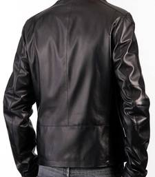 Men's genuine lambskin leather jacket leather moto men's slim fit leather jacket-cl-m240
