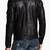 Men's genuine lambskin leather jacket leather moto men's slim fit leather jacket-cl-m247