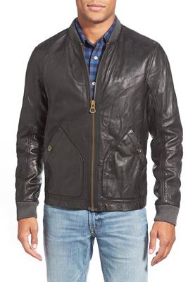 men's genuine lambskin leather biker jacket classic zip up style distinctive 1