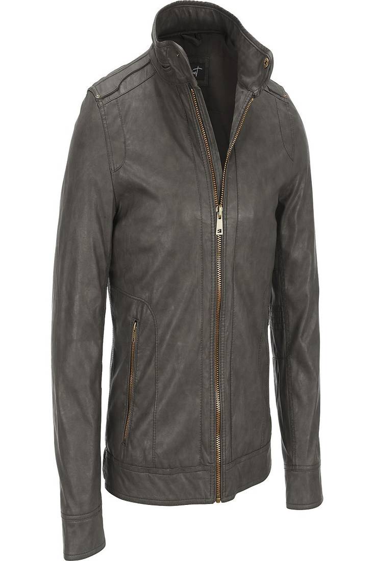 Men's genuine lambskin leather jacket leather moto men's slim fit leather jacket-cl-m255