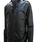 men's genuine lambskin leather biker jacket classic zip up style unique