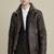 Men's genuine lambskin leather jacket fur collar men's leather jacket cl-m262