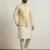 Gold banarasi dupion premium designer festive wear kurta pyjama with jacket set