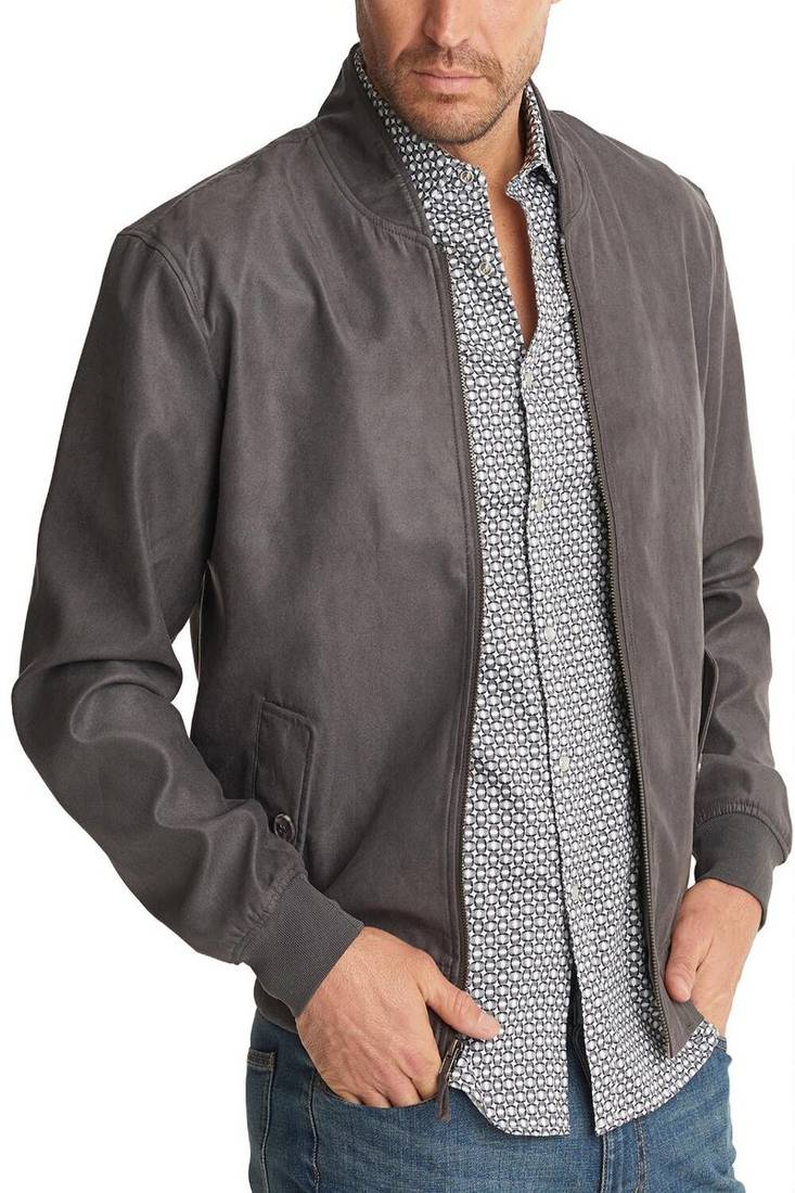 Men's genuine lambskin leather jacket leather moto men's slim fit leather jacket-cl-m268