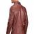 Men's leather blazer coat soft genuine lambskin real leather jacket coat brown cl-m271