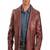 Men's leather blazer coat soft genuine lambskin real leather jacket coat brown cl-m271