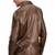 Men's leather blazer coat soft genuine lambskin real leather jacket coat brown cl-m272