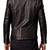 Men's genuine lambskin leather jacket leather moto men's slim fit leather jacket-cl-m274