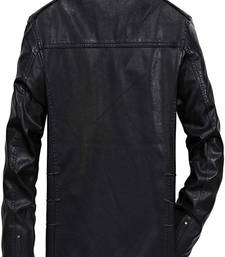 Men's genuine lambskin leather jacket leather moto men's slim fit leather jacket-cl-m279