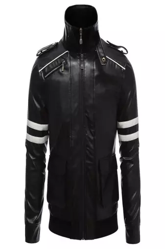 men's genuine lambskin leather biker jacket classic zip up style premium stylish