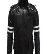 men's genuine lambskin leather biker jacket classic zip up style premium stylish