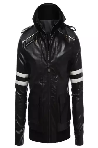 men's genuine lambskin leather biker jacket classic zip up style premium stylish