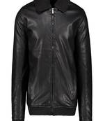 Men's genuine lambskin leather jacket fur collar men's leather jacket-cl-m283