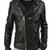 Men's genuine lambskin leather jacket biker style men's leather jacket-cl-m289