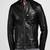 Men's genuine lambskin leather jacket biker style men's leather jacket-cl-m290