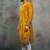 Mustard silk premium designer festive wear indo western set