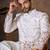 White premium silk premium designer festive wear kurta trouser with jacket set