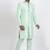 Light green banarasi dhupion silk premium designer festive wear indo western set