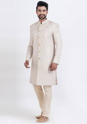 white cotton croset work &  print premium designer festive wear indo western set 3