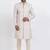 white cotton croset work &  print premium designer festive wear indo western set