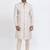 white cotton croset work &  print premium designer festive wear indo western set