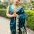 Light blue silk blend woven zari work saree with blouse