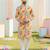 Multi cotton digital print premium designer festive wear kurta trouser set