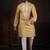 Chiku color stylish cotton fabric ethnic traditional rich kurta payjama for men