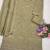 Green vichitra silk semi stitched suit with embroidery & sequence work