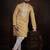 Chiku color stylish cotton fabric ethnic traditional rich kurta payjama for men