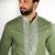 Pista color stylish cotton fabric ethnic traditional rich kurta payjama for men