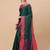 Green pure cotton woven zari work saree with blouse