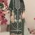 Mehendi fox georgette semi stitched suit with embroidery & khatli work