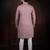 Pink color stylish cotton fabric ethnic traditional rich kurta payjama for men