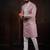 Pink color stylish cotton fabric ethnic traditional rich kurta payjama for men