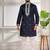 Blue color stylish cotton fabric ethnic traditional rich kurta payjama for men