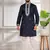 Blue color stylish cotton fabric ethnic traditional rich kurta payjama for men