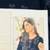 Navy fox georgette semi stitched suit with embroidery & khatli work