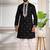 Black color stylish cotton fabric ethnic traditional rich kurta payjama for men