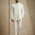 White premium designer festive wear indo western set