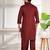 Maroon color cotton satin fabric beautiful solid festive special kurta payjama