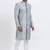 Grey jacquard silk premium designer festive wear indo western set