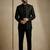 Black premium designer festive wear indo western set