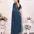 Blue pure silk woven zari work saree with blouse