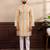 Multy color art silk fabric stylish fancy partywear kurta payjama for men's