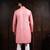 Pink color beautiful cotton fabric designer embroidery work ceremonial men's party attire